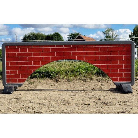 Voorbeeld van een onderzet muur door Schuurman